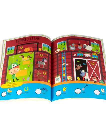 Libro de actividades con Calcomanías esponjosas 3D La granja - 0685071018330-1