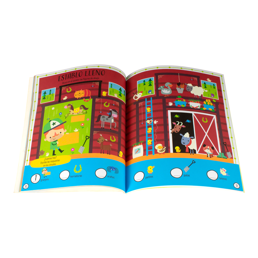 Libro de actividades con Calcomanías esponjosas 3D La granja - 0685071018330-1