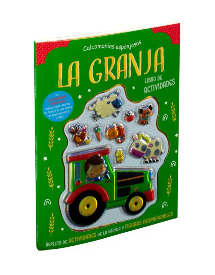 Libro de actividades con Calcomanías esponjosas 3D La granja - 0685071018330