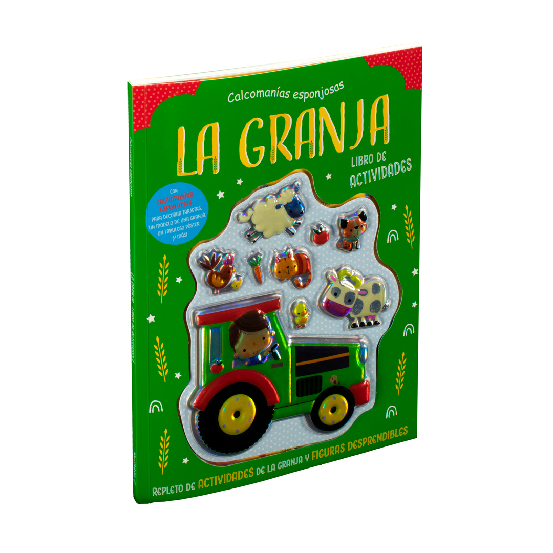 Libro de actividades con Calcomanías esponjosas 3D La granja - 0685071018330