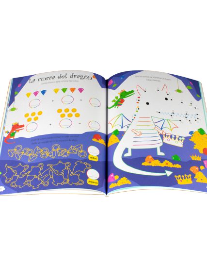 Libro de actividades con Calcomanías para ventanas Arcoíris - 0685071009819-1