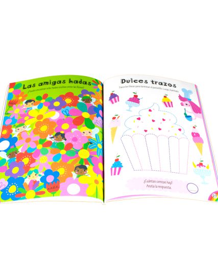 Libro de actividades con Calcomanías para ventanas Unicornios - 0685071341117-1