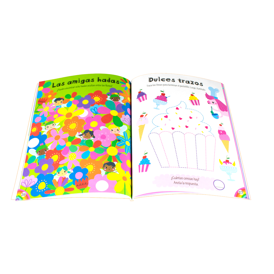 Libro de actividades con Calcomanías para ventanas Unicornios - 0685071341117-1