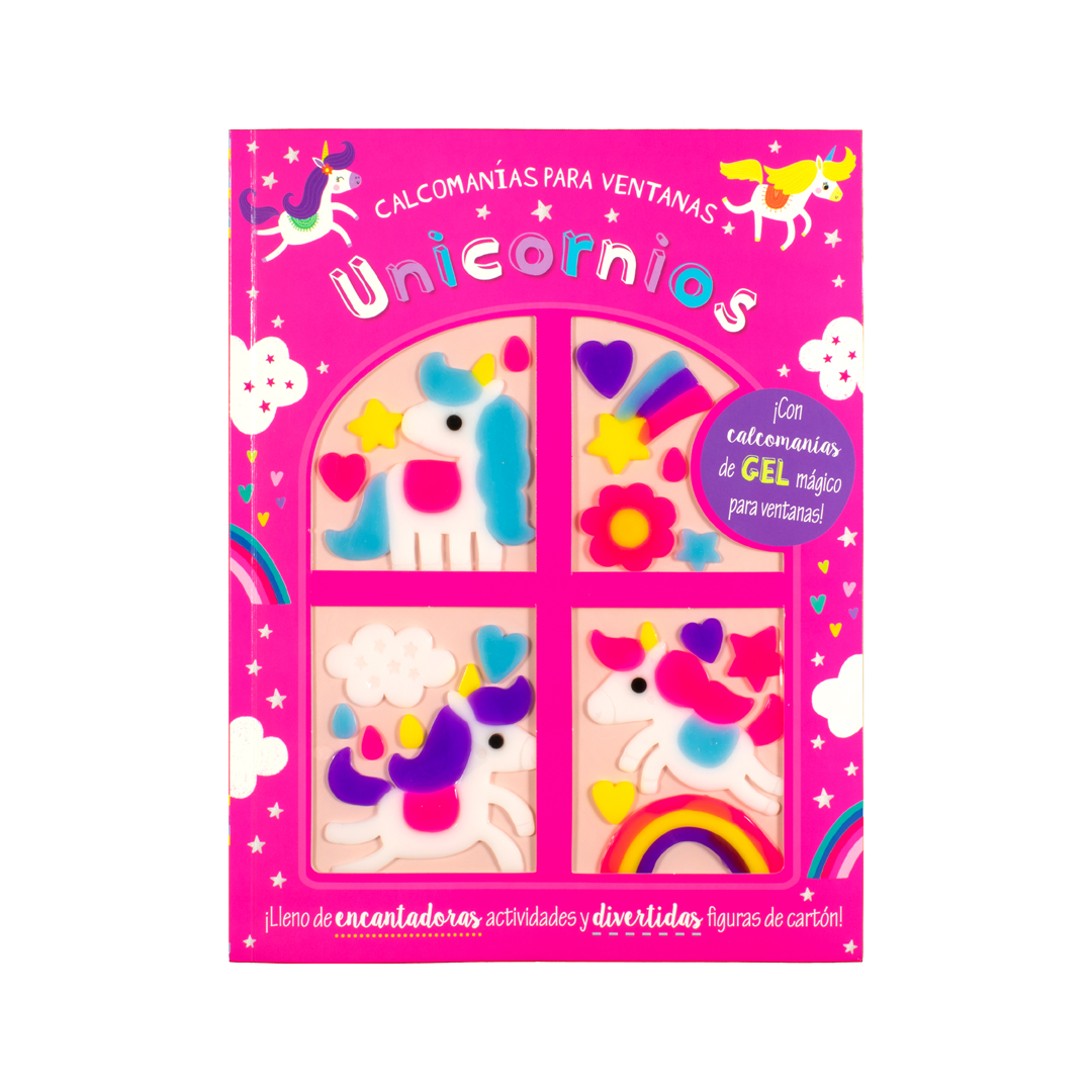 Libro de actividades con Calcomanías para ventanas Unicornios - 0685071341117-2