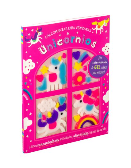 Libro de actividades con Calcomanías para ventanas Unicornios - 0685071341117