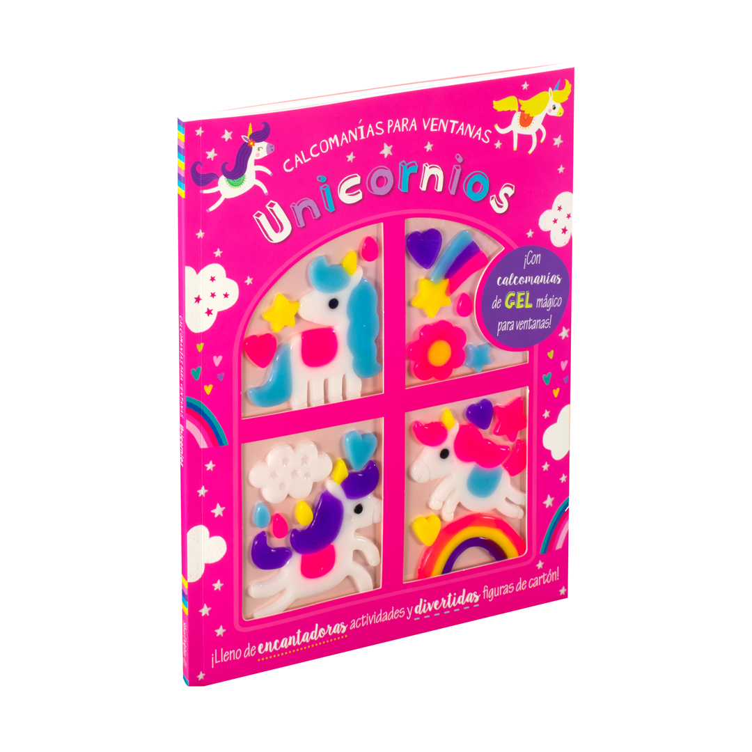 Libro de actividades con Calcomanías para ventanas Unicornios - 0685071341117