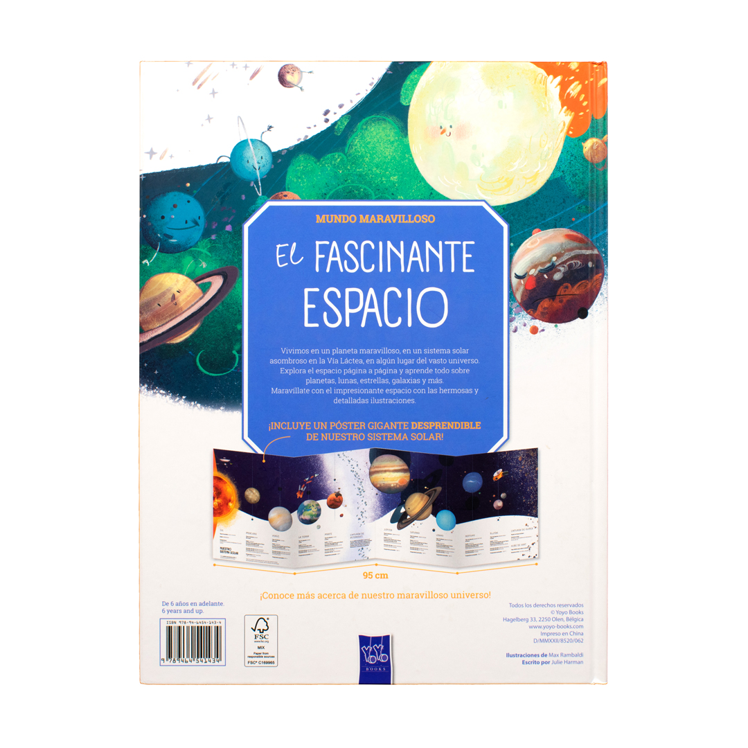 Libro infantil Un Mundo Maravilloso El fascinante espacio - 9789464541434-3