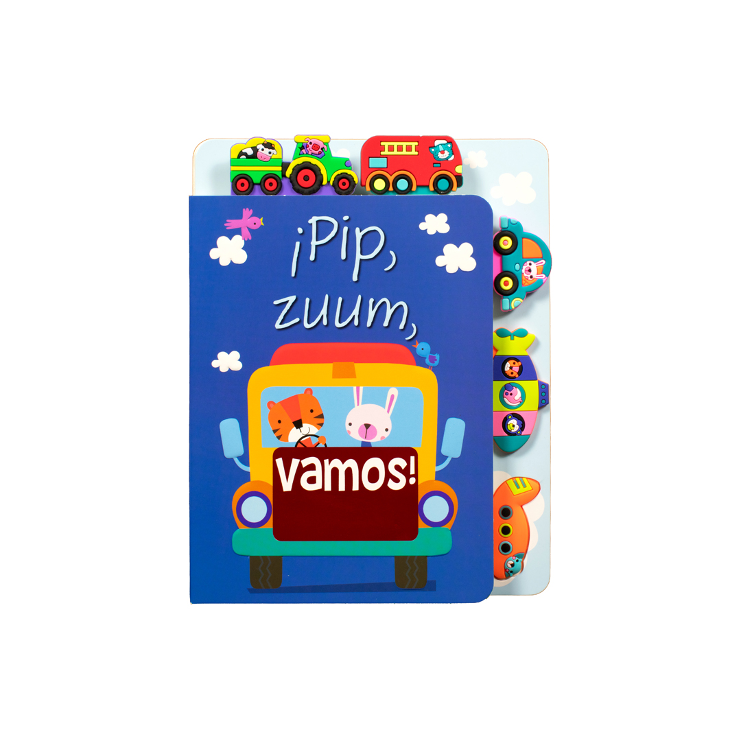 Libro infantil con separadores ¡Pip, zuum, vamos! - 9786075328942-2