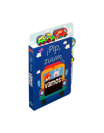 Libro infantil con separadores ¡Pip, zuum, vamos! - 9786075328942