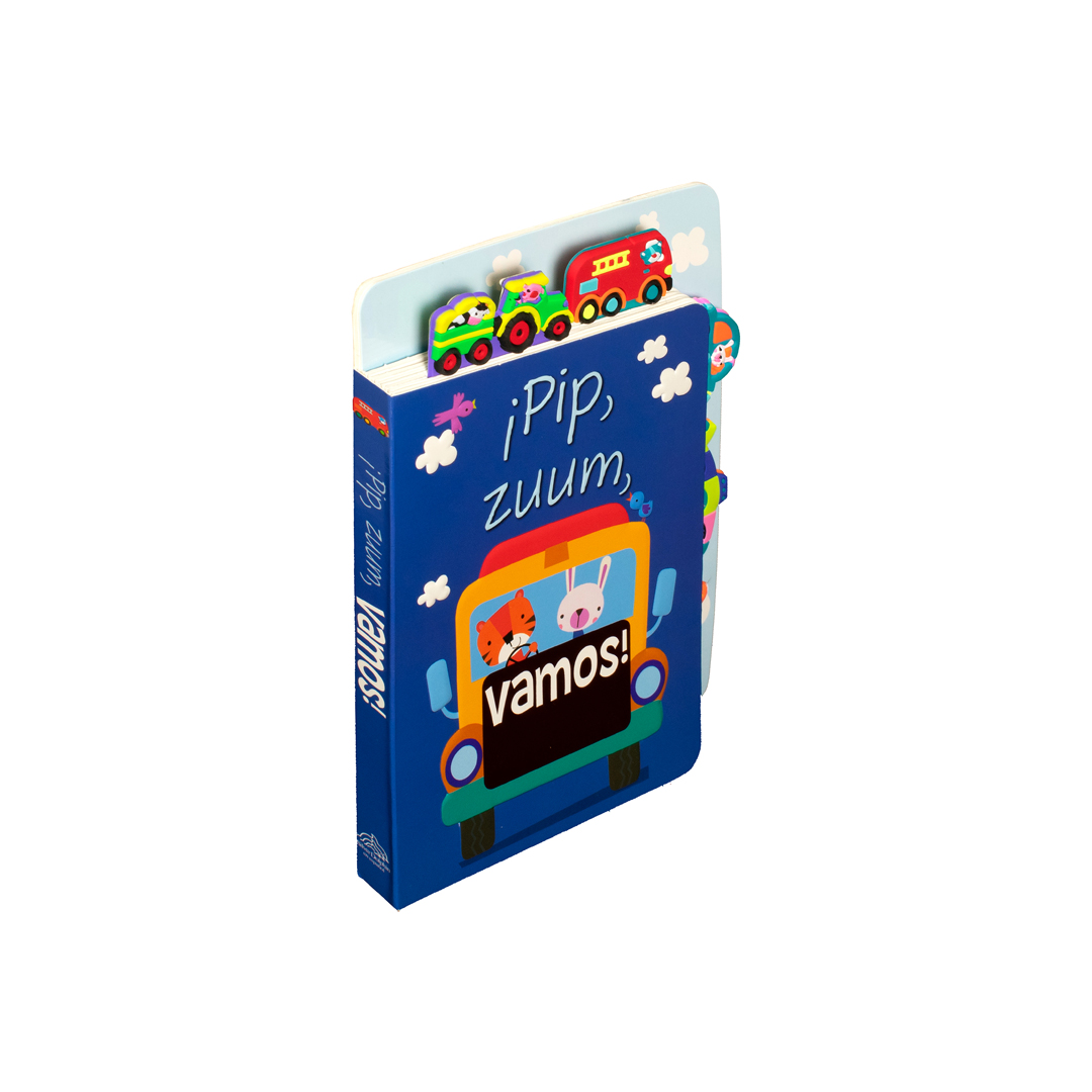 Libro infantil con separadores ¡Pip, zuum, vamos! - 9786075328942