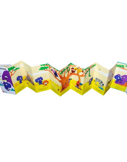 Libro infantil una historia desplegable Buenas noches y dulces sueños pequeño elefante - 9789464228878-1