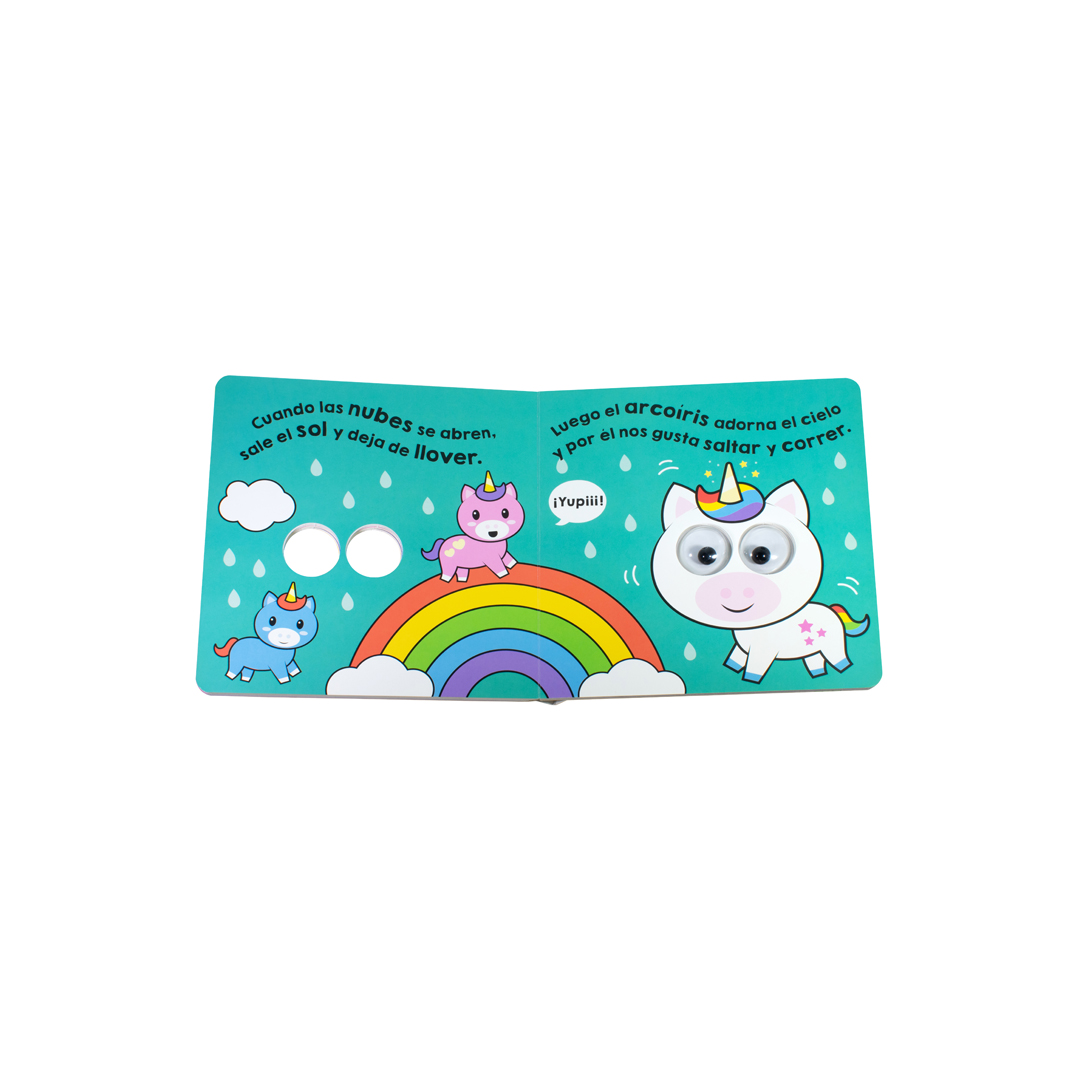 Libro interactivo ¡Sacude mis ojos locos! ¡Hola Unicornio! - 9786075328294-1