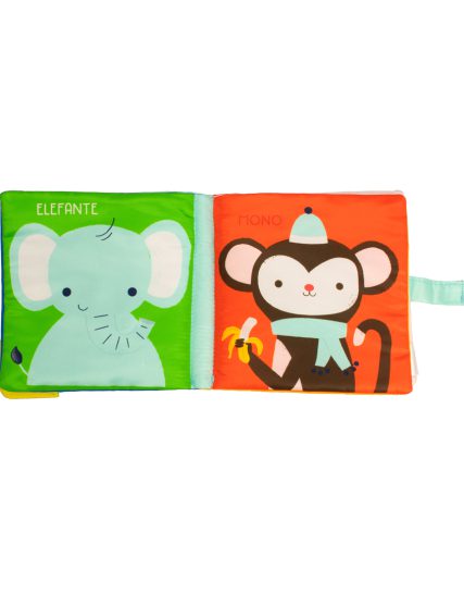 Cuento Interactivo suave con sonaja y mordedera Perro - 9789463781640-1