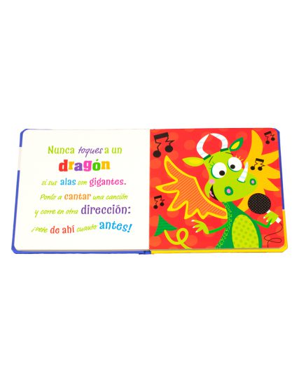 Cuento con textura ¡Nunca toques a un dragon! - 9786075323244-1