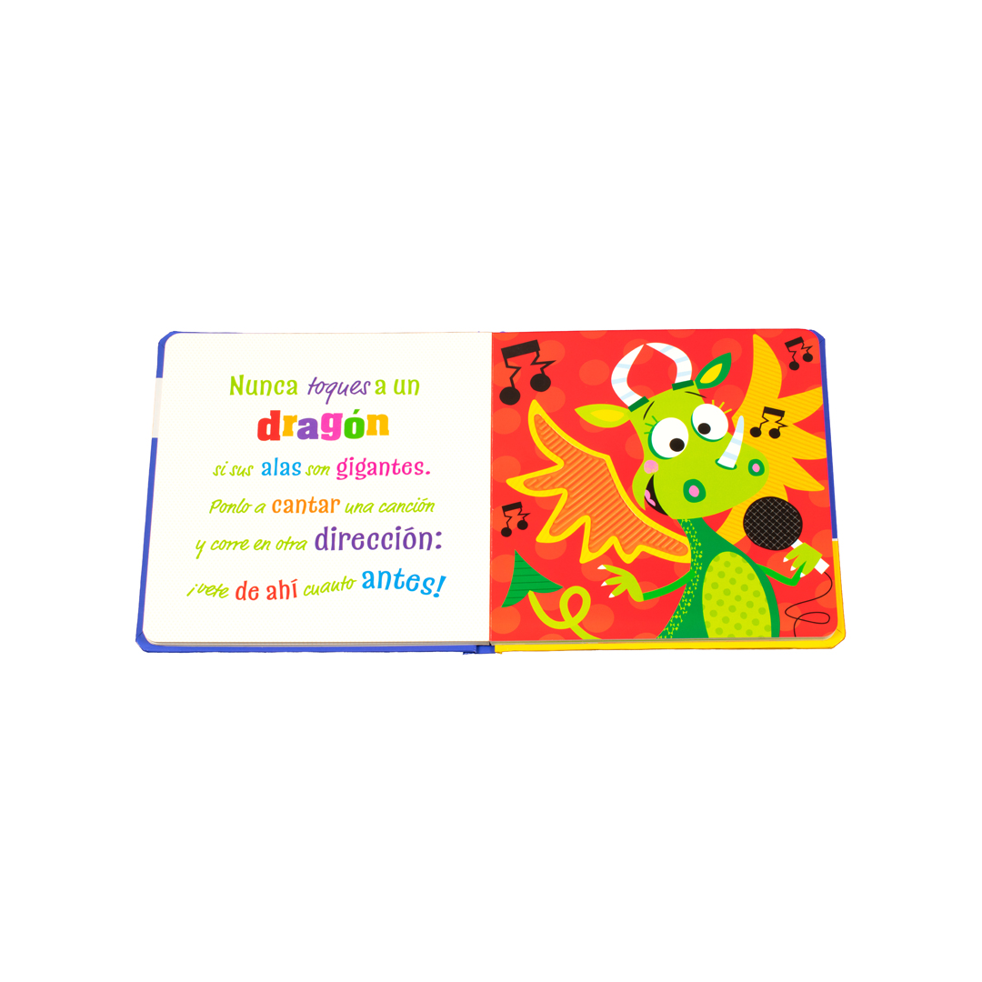 Cuento con textura ¡Nunca toques a un dragon! - 9786075323244-1