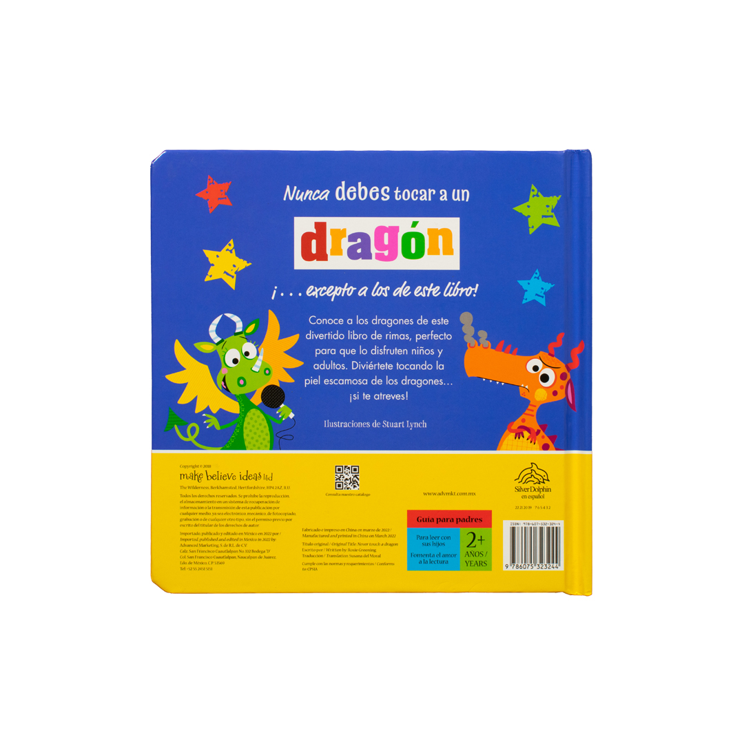 Cuento con textura ¡Nunca toques a un dragon! - 9786075323244-3