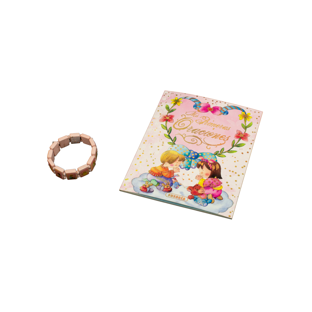 Libro con pulsera religiosa Mis primeras oraciones - 9788467729047-1