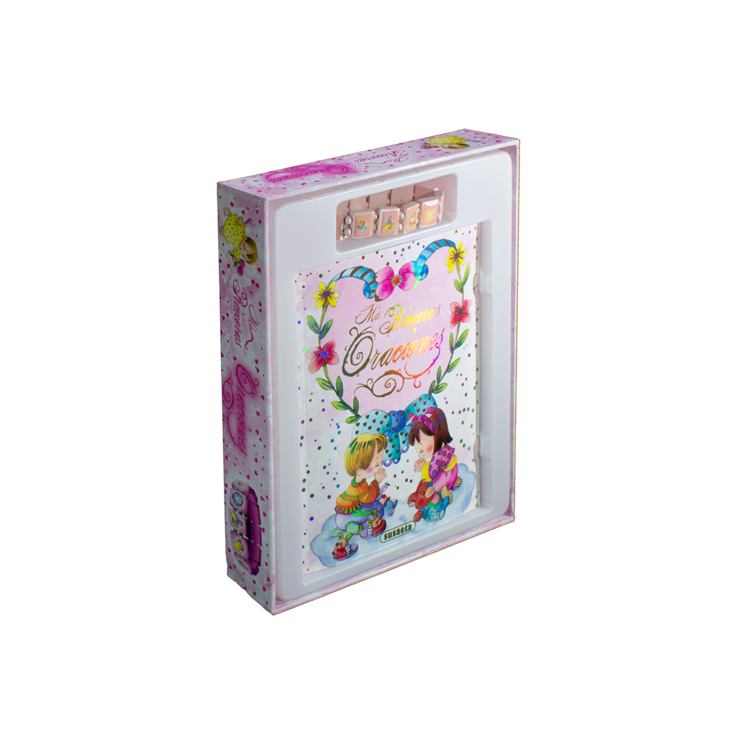 Libro con pulsera religiosa Mis primeras oraciones - 9788467729047