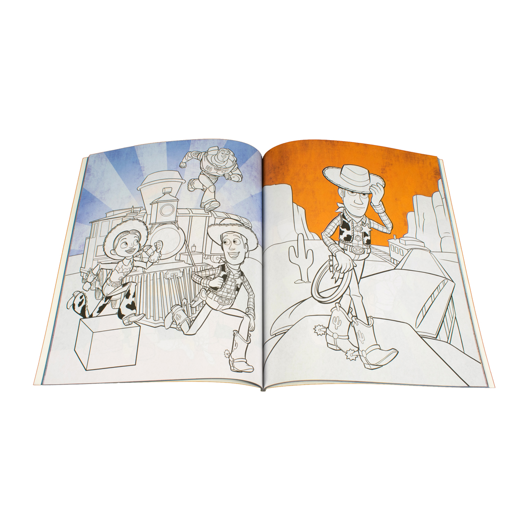 Libro con actividades para colorear Disney Toy Story 4 - 0685071695821-1