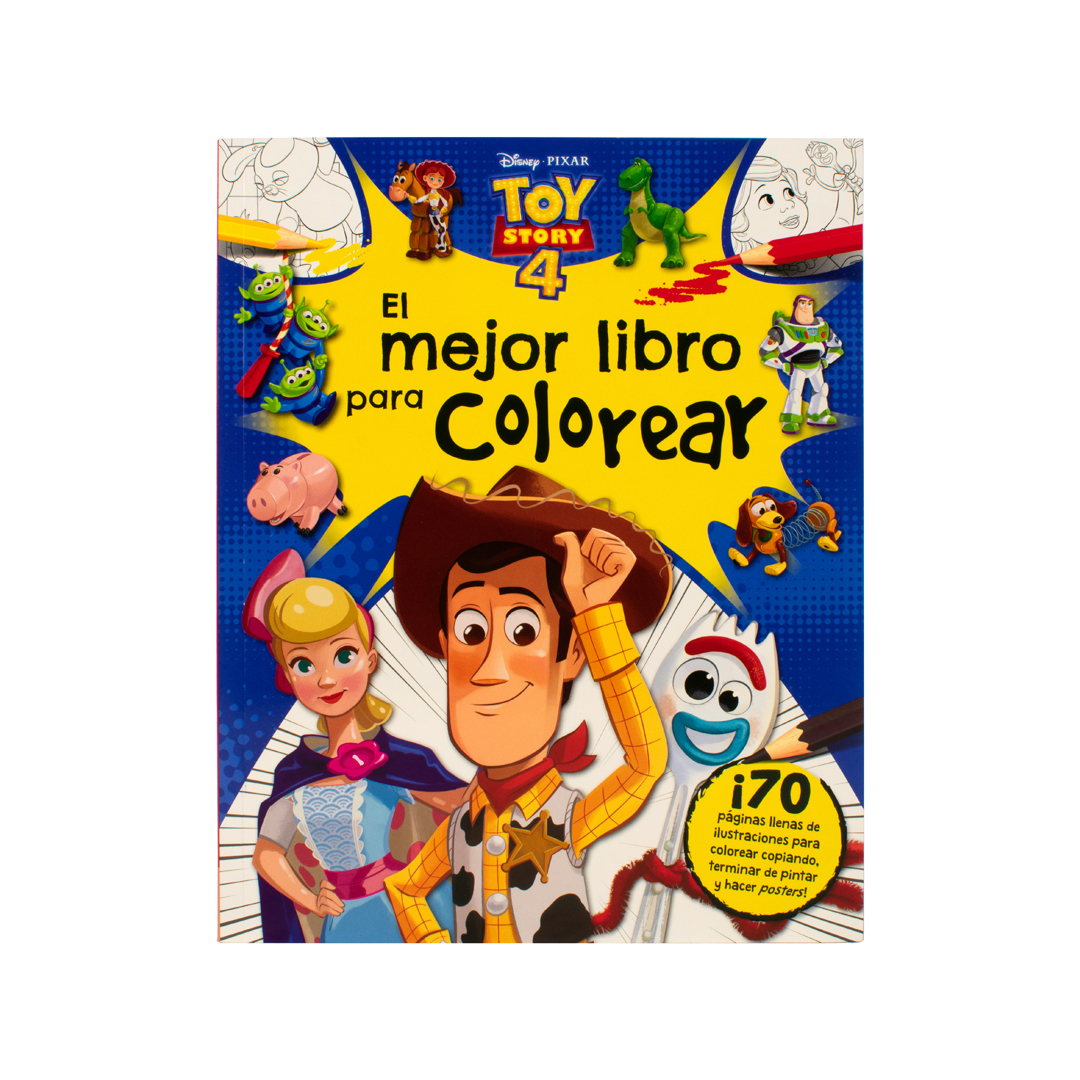 Libro con actividades para colorear Disney Toy Story 4 - 0685071695821-2