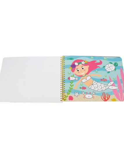 Libro con calcomanías arma y pega por números ¡Mis amigos mágicos! - 0685071831250-1