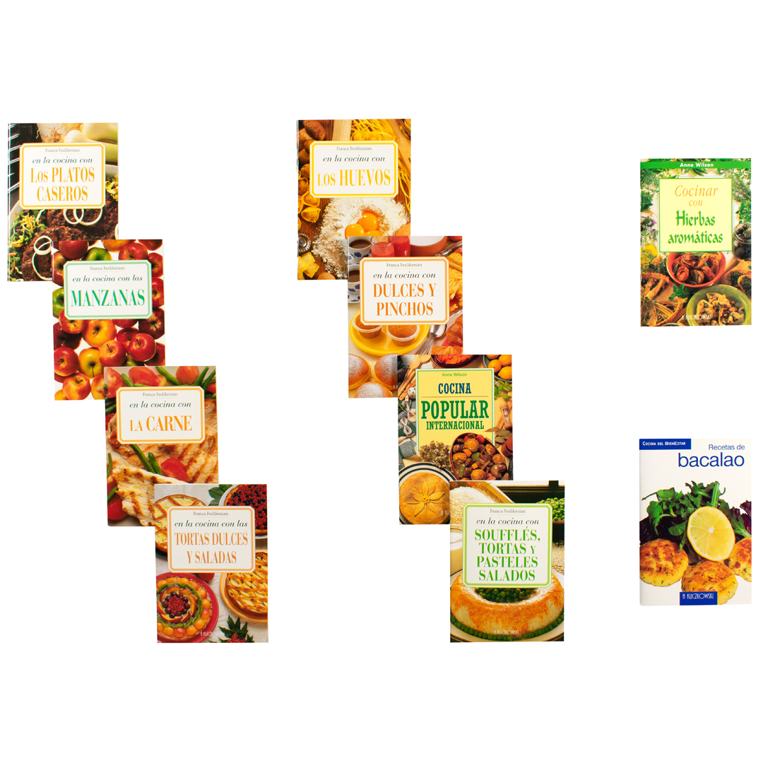 Colección de las mejores recetas caseras para cualquier ocasión 10 pz - 0685071487501PAQ
