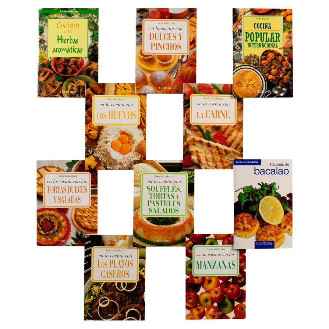Colección de las mejores recetas caseras para cualquier ocasión 10 pz - 0685071487501PAQ2