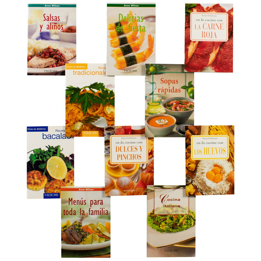 Colección de las mejores recetas de apertivos para cualquier ocasión 10 pz - 0685071639412PAQ