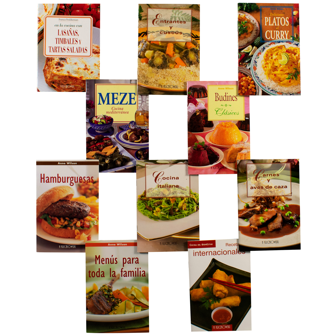 Colección de las mejores recetas internacionales para cualquier ocasión 10 pz - 0685071336137PAQ-3