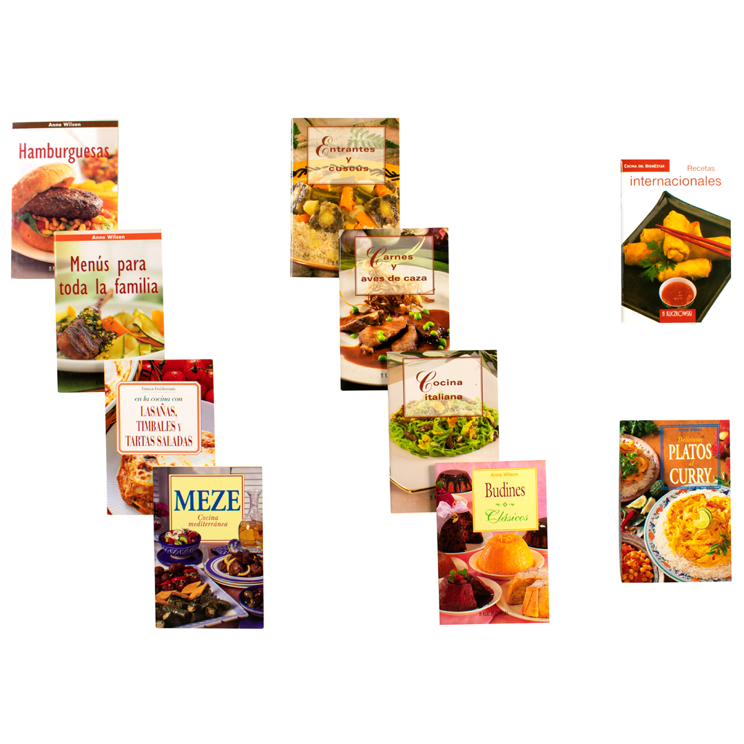 Colección de las mejores recetas internacionales para cualquier ocasión 10 pz - 0685071336137PAQ