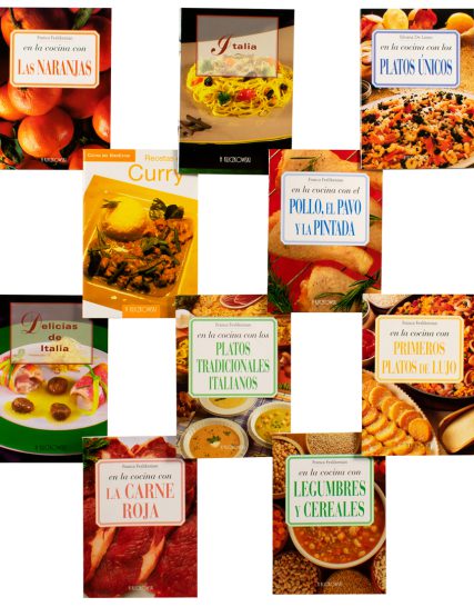 Colección de las mejores recetas italianas para cualquier ocasión 10 pz - 0685071608333PAQ-1