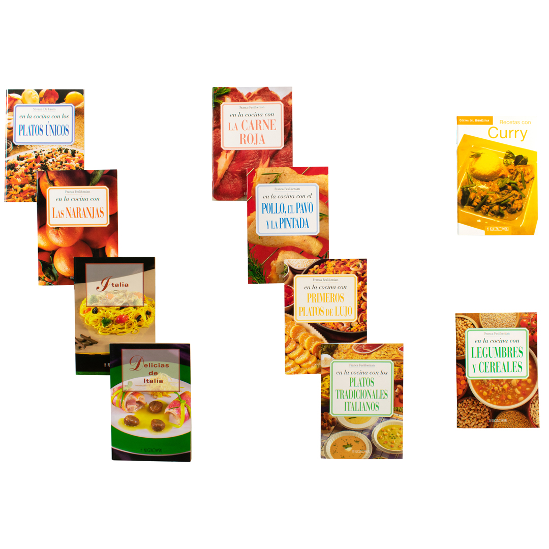 Colección de las mejores recetas italianas para cualquier ocasión 10 pz - 0685071608333PAQ