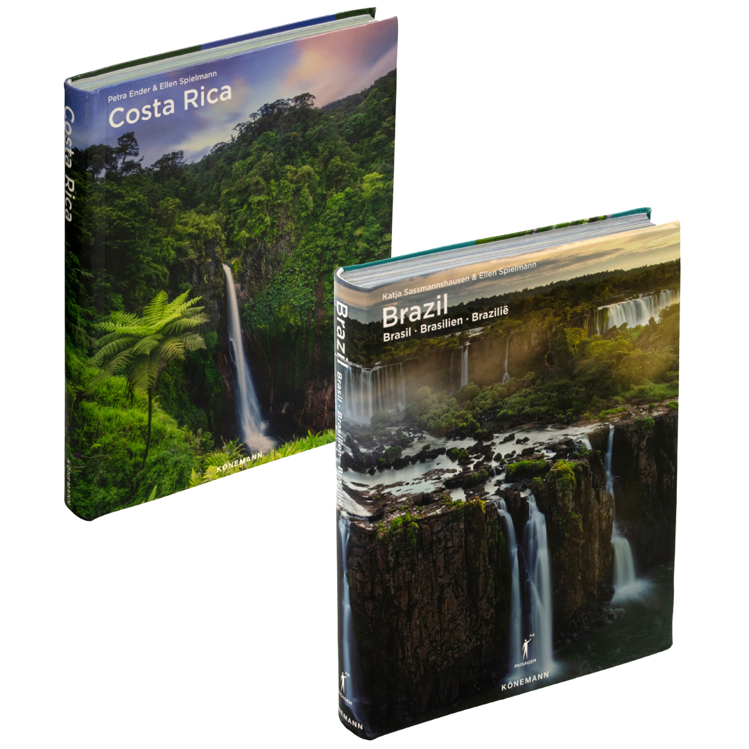 Colección de libros fotografías paises Brasil y Costa Rica - 0685071155561