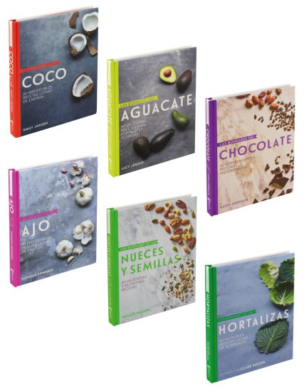 Colección libros de cocina - Bondades de alimentos 6pz - 0685071738979PAQUETE-1