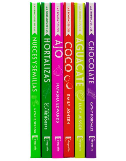 Colección libros de cocina - Bondades de alimentos 6pz - 0685071738979PAQUETE