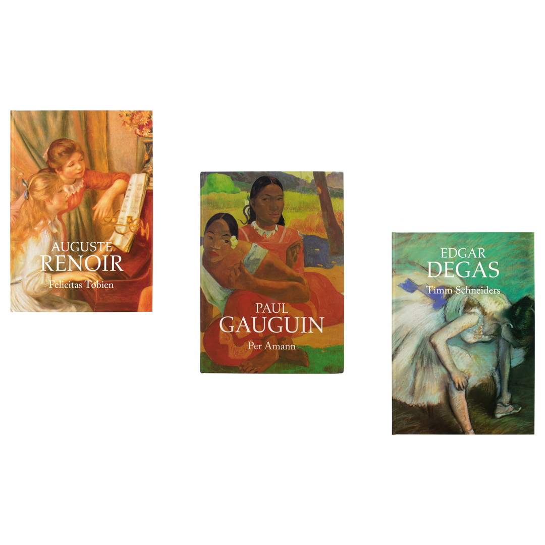 Colección para amates de los libros de arte - Edgar Degas, Auguste Renoir y Paul Gauguin - 0685071235317PAQ-1