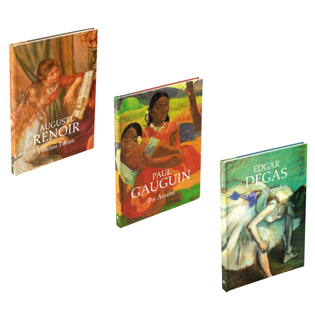 Colección para amates de los libros de arte - Edgar Degas, Auguste Renoir y Paul Gauguin - 0685071235317PAQ-2