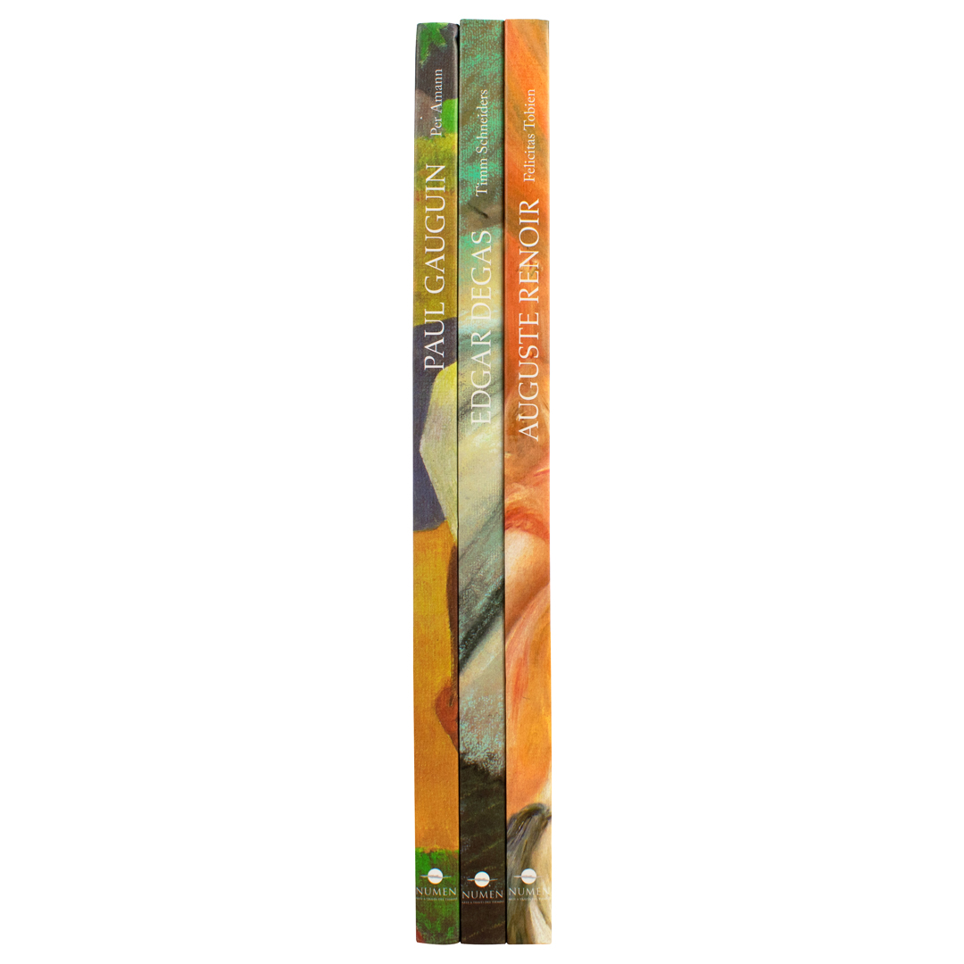Colección para amates de los libros de arte - Edgar Degas, Auguste Renoir y Paul Gauguin - 0685071235317PAQ