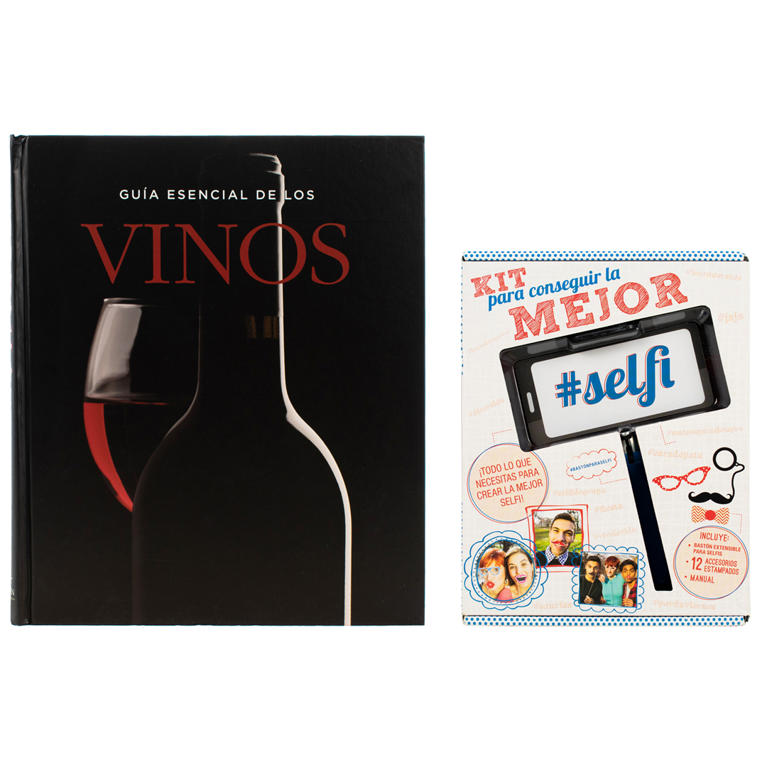 Combo Kit Selfie y Guía de Vinos 2pz - 0685071719411PAQ-1