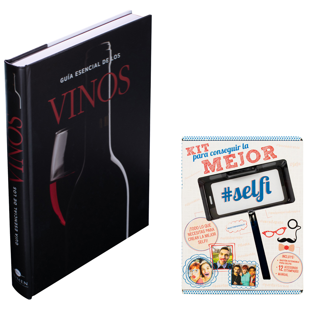 Combo Kit Selfie y Guía de Vinos 2pz - 0685071719411PAQ-2