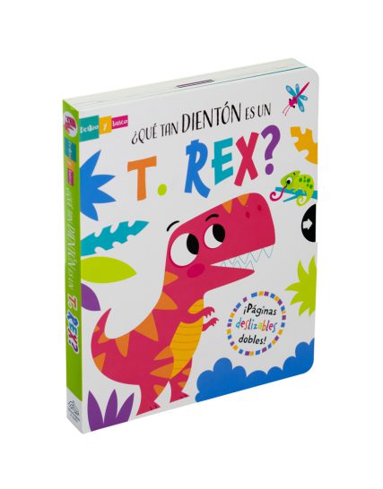 Libro con ventanas deslizables ¿Qué tan dientón es un T-Rex - 9786075329260