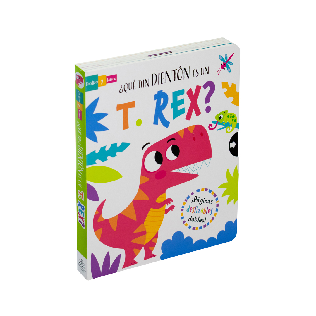 Libro con ventanas deslizables ¿Qué tan dientón es un T-Rex - 9786075329260
