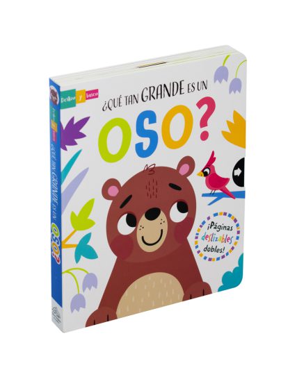 Libro con ventanas deslizables ¿Qué tan grande es un oso - 9786075329277