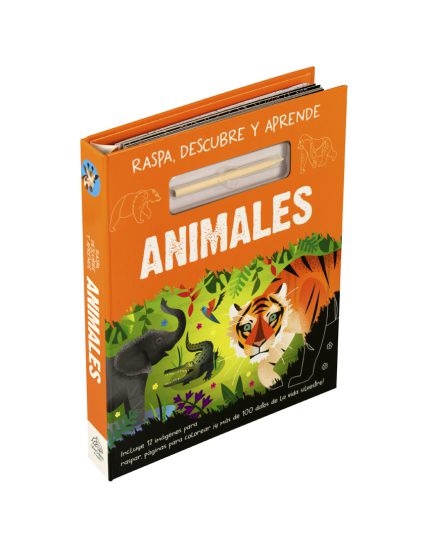 Libro interactivo raspa y descubre Animales - 0685071492260