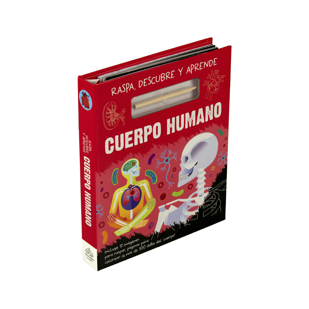 Libro interactivo raspa y descubre Cuerpo humano - 0685071545553