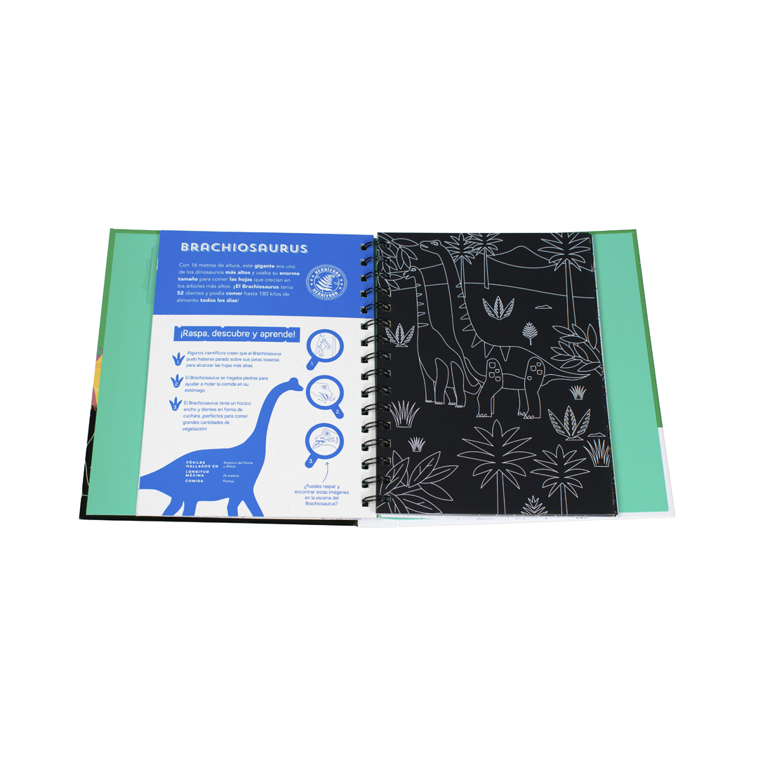 Libro interactivo raspa y descubre Dinosaurios - 0685071107119-1