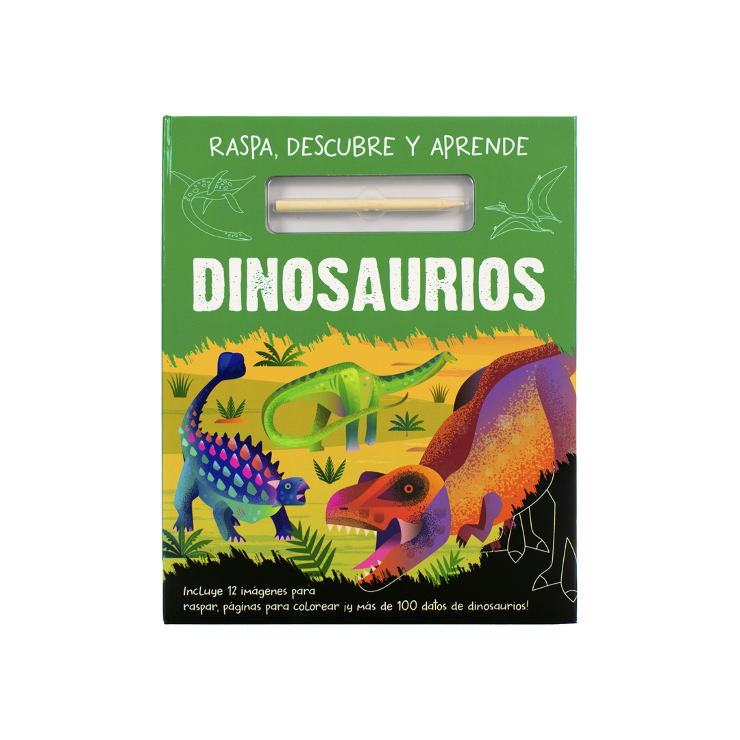 Libro interactivo raspa y descubre Dinosaurios - 0685071107119-2