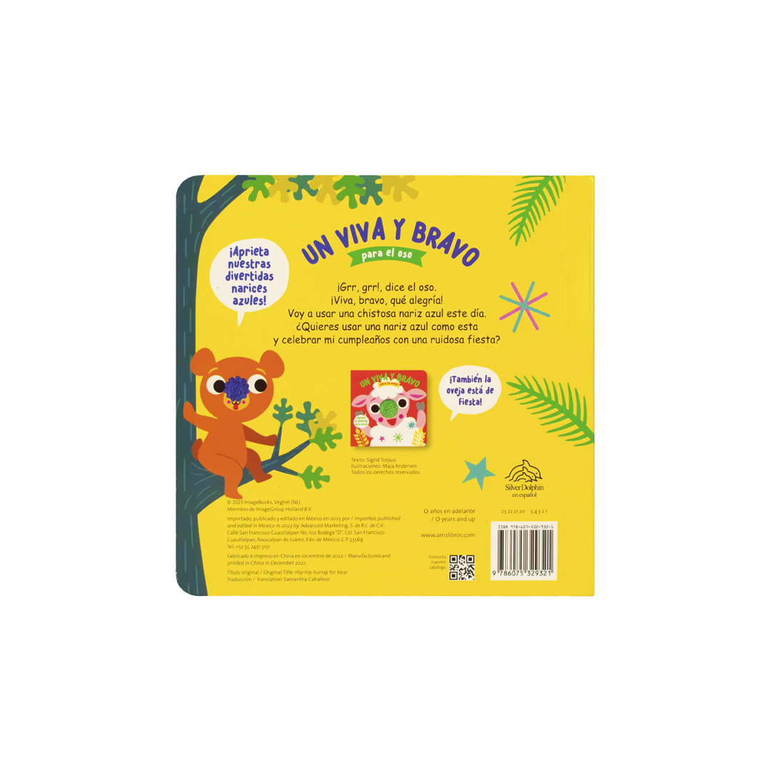 ¡Libro Divertidas narices! Oso - 9786075329321-3