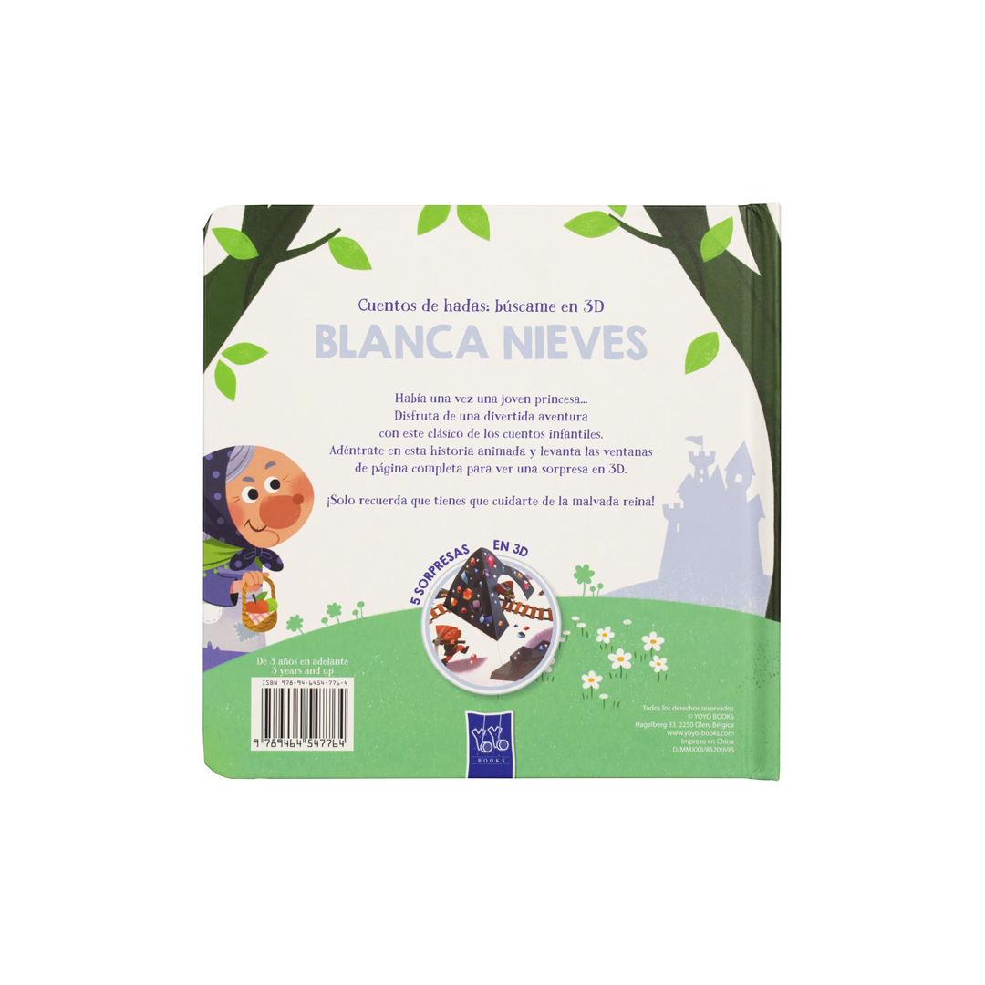 Cuento infantil 3D Búscame Blanca Nieves - 9789464547764-3