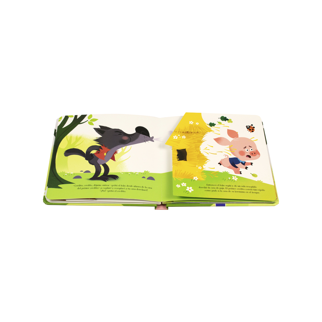 Cuento infantil 3D Búscame Los tres cerditos - 9789464547771-1